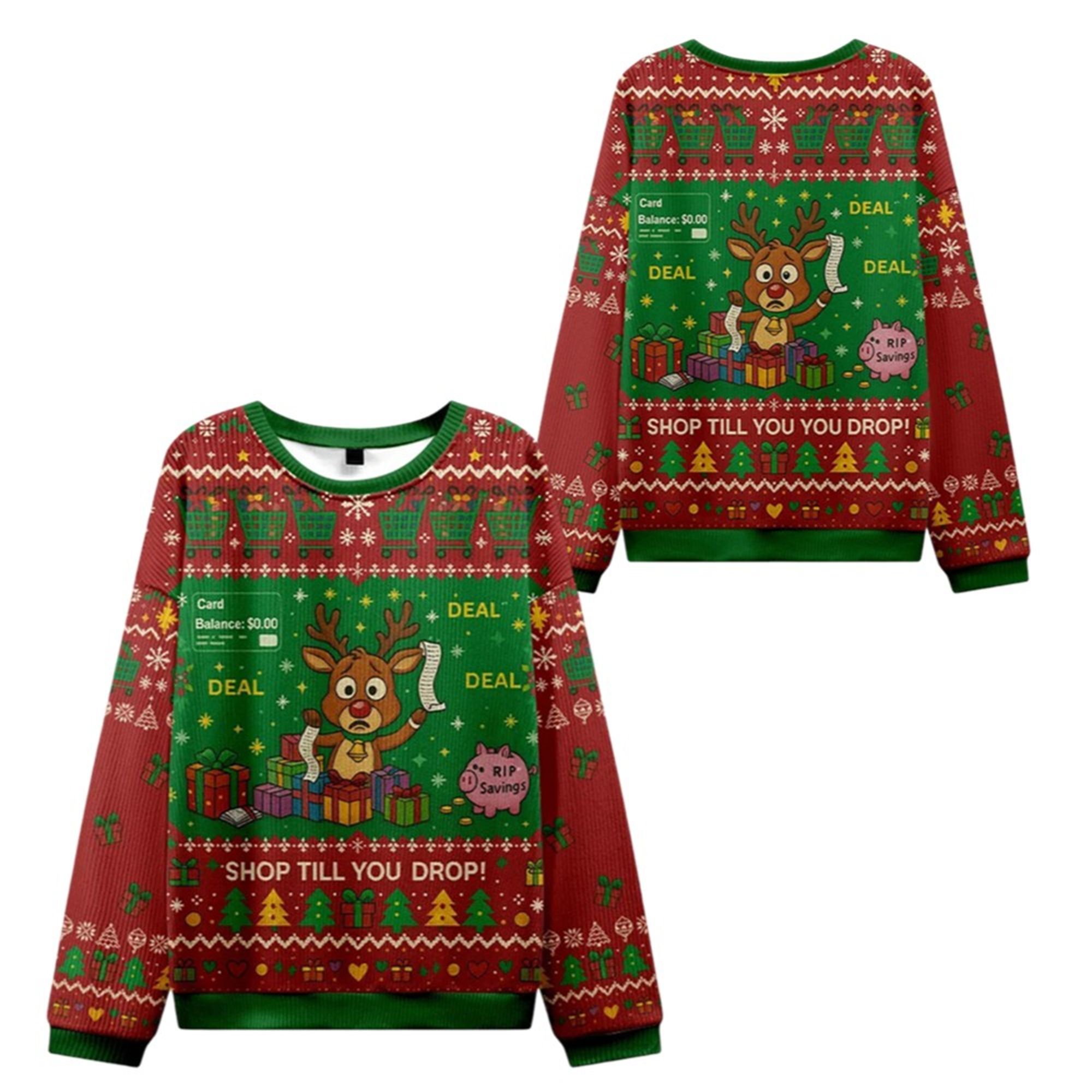 2025 Christmas Shop Till You Drop Ugly Sweater 2 2025 Christmas Shop Till You Drop Ugly Sweater 1 2