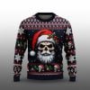 2025 Christmas Skull Santa Claus Ugly Sweater 1 1