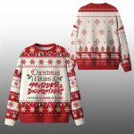 2025 Christmas Sleighin Or Slayint Ugly Sweater