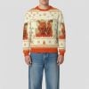 2025 Christmas Smoking Orange Meowboro Ugly Sweater 1 2