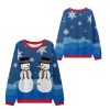 2025 Christmas Snowman Carrot Envy Ugly Sweater 1 2
