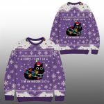 2025 Christmas Sorry I Cant Go I Im An Indoor Cat Ugly Sweater