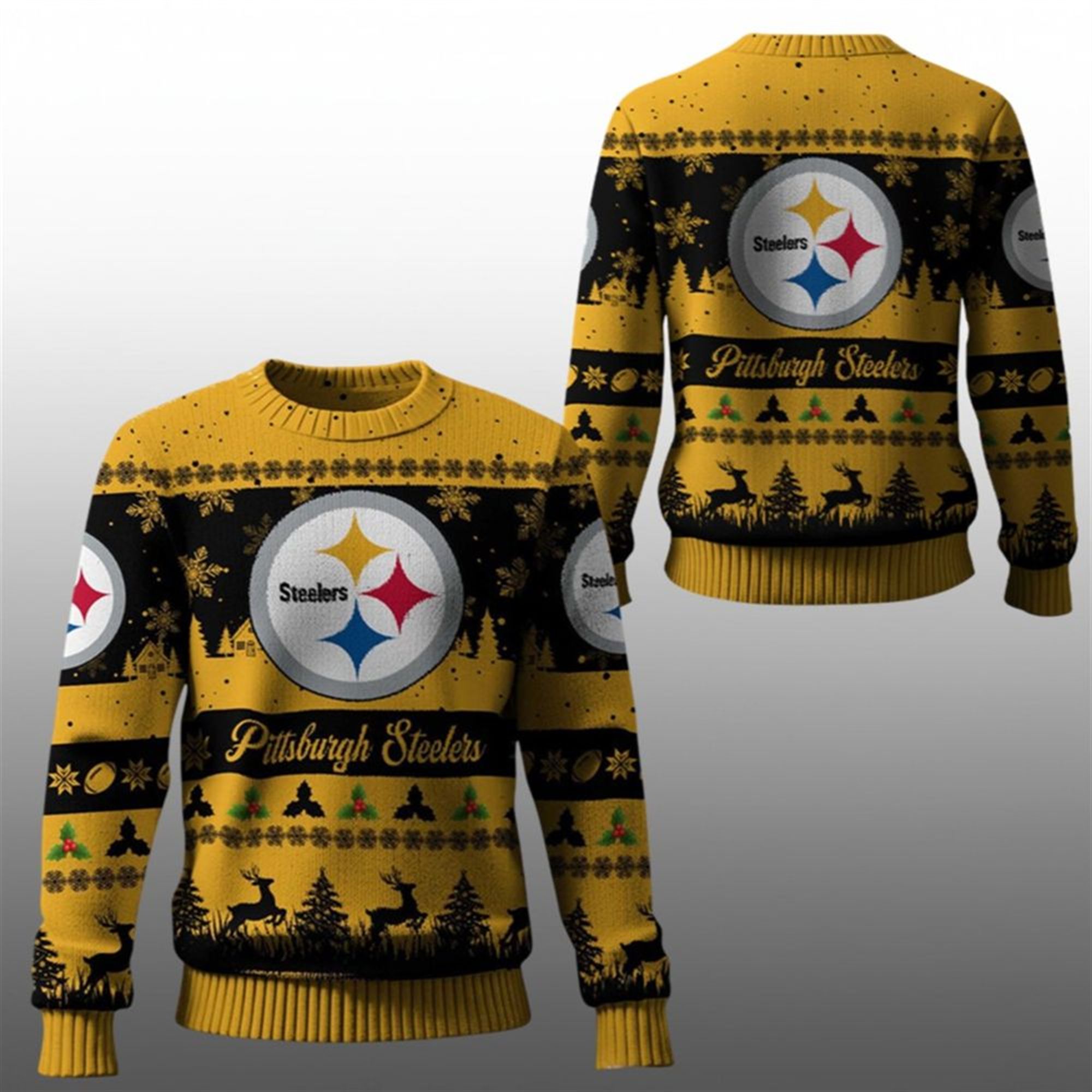 2025 Christmas Steelers Festive Reindeer Tree Ugly Sweater 1 2025 Christmas Steelers Festive Reindeer Tree Ugly Sweater 1 1