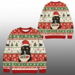 2025 Christmas Taking a Cat to Eat Ramen Ugly Sweater