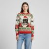 2025 Christmas Taking a Cat to Eat Ramen Ugly Sweater 1 2