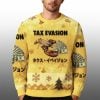 2025 Christmas Tax Evasion Shrimp Ugly Sweater 2