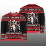 2025 Christmas Terminator I'll Be Back A Very Cyber Ugly Sweater