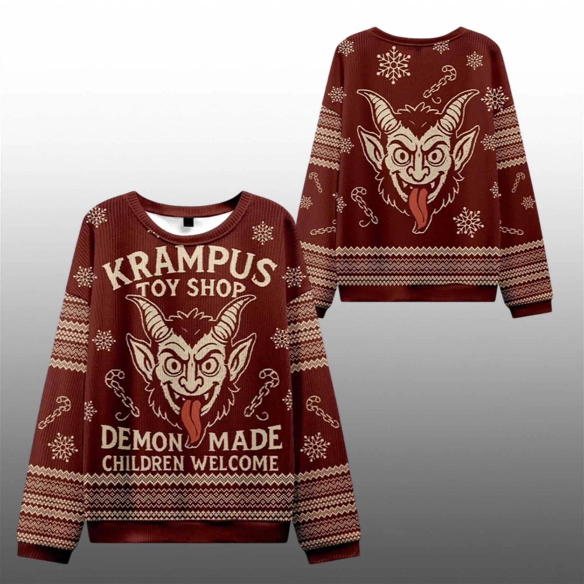 2025 Christmas Terrible Krampus Toys Shop Ugly Sweater 1 1 2025 Christmas Terrible Krampus Toys Shop Ugly Sweater 1 1