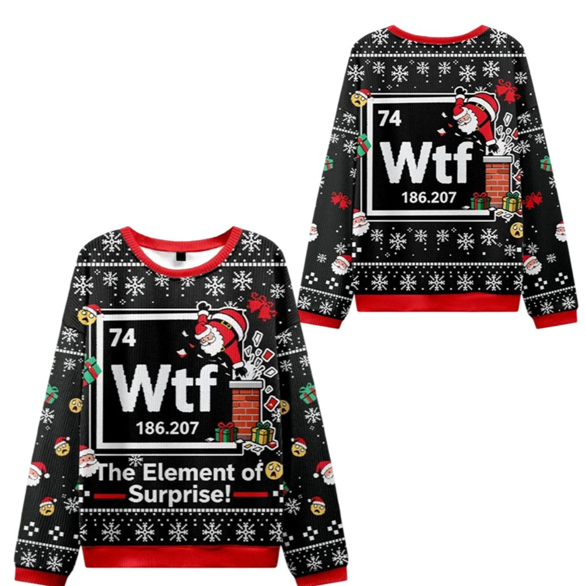 2025 Christmas The Elements Of Surprise Ugly Sweater 2 2025 Christmas The Elements Of Surprise Ugly Sweater 1 2