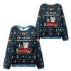 2025 Christmas The Quantum Cat Ugly Sweater 1 2