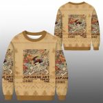 2025 Christmas The Stride Girl Japanese Art Ugly Sweater