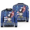 2025 Christmas US NAVY 250th Years Of Service Veteran Ugly Sweater 1 2