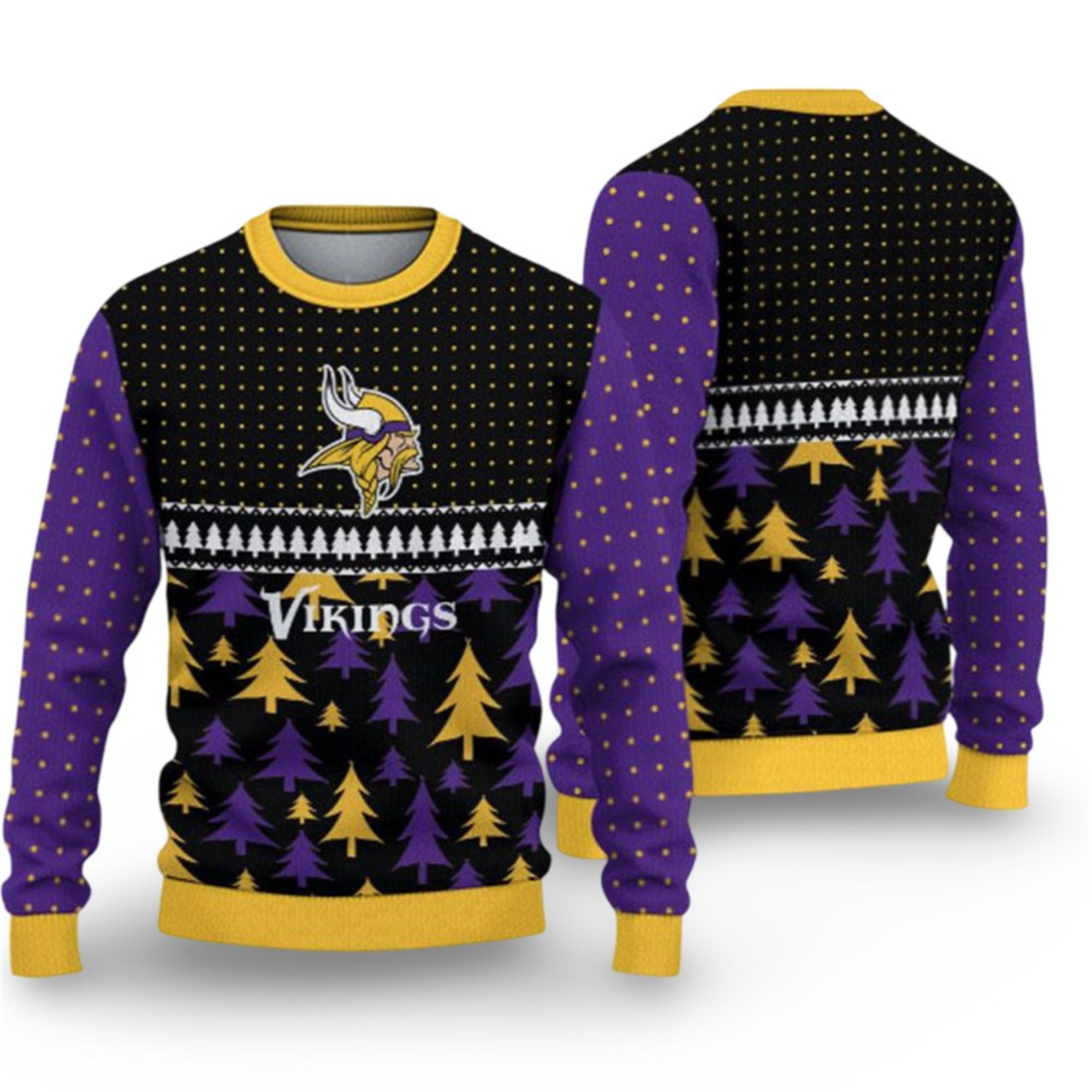 2025 Christmas Vikings Ugly Sweater 2 2025 Christmas Vikings Ugly Sweater 1 2