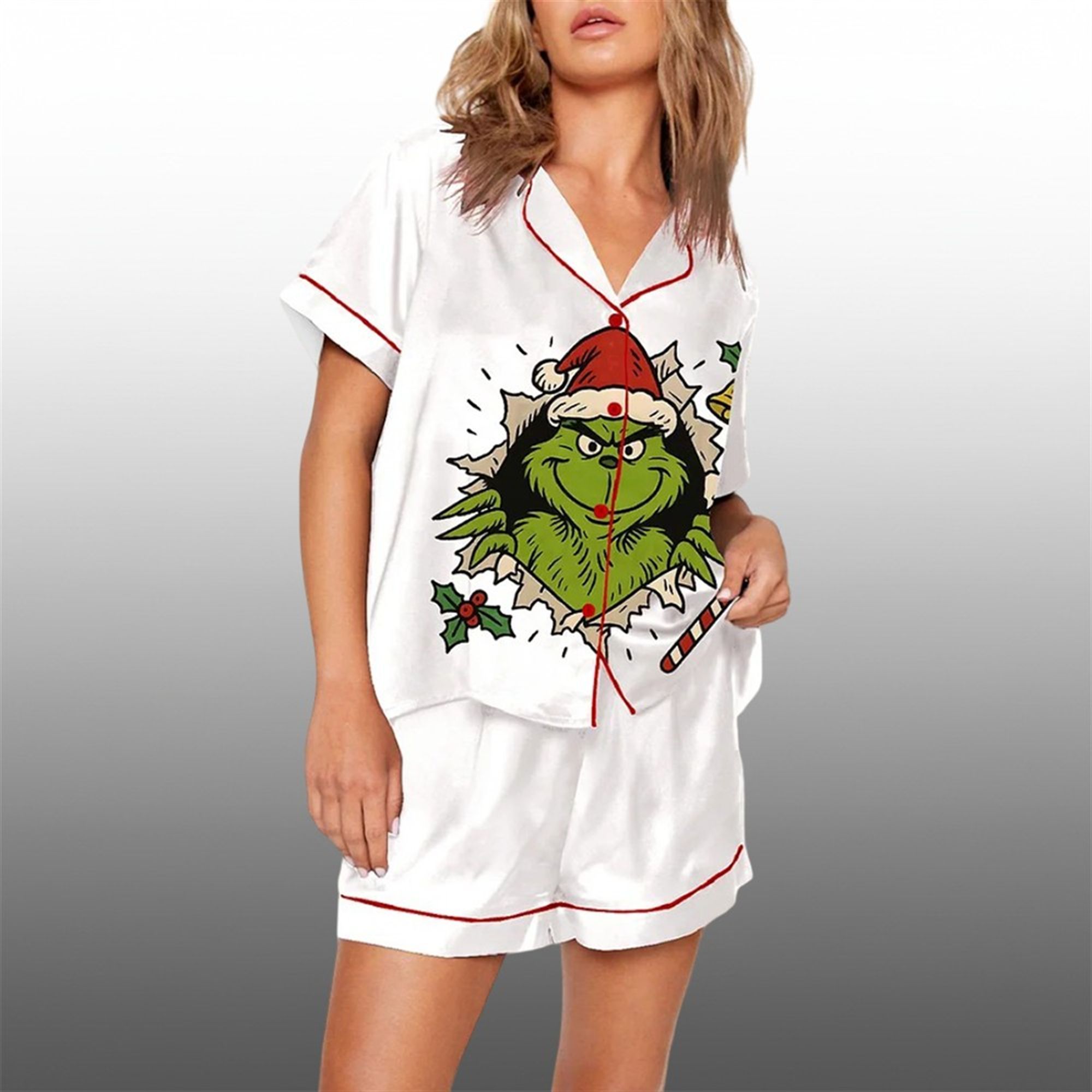 2025 Christmas Vintage Grnchmas Pajama Set 3 2025 Christmas Vintage Grnchmas Pajama Set 3