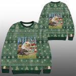 2025 Christmas WTF Is A Kilometer Eagle Ugly Sweater