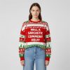 2025 Christmas Will A Sarcastic Comment Help Ugly Sweater 1 2