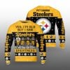 2025 Christmas Yes I Am Old But I Saw Steelers Greatness Ugly Sweater 1 1
