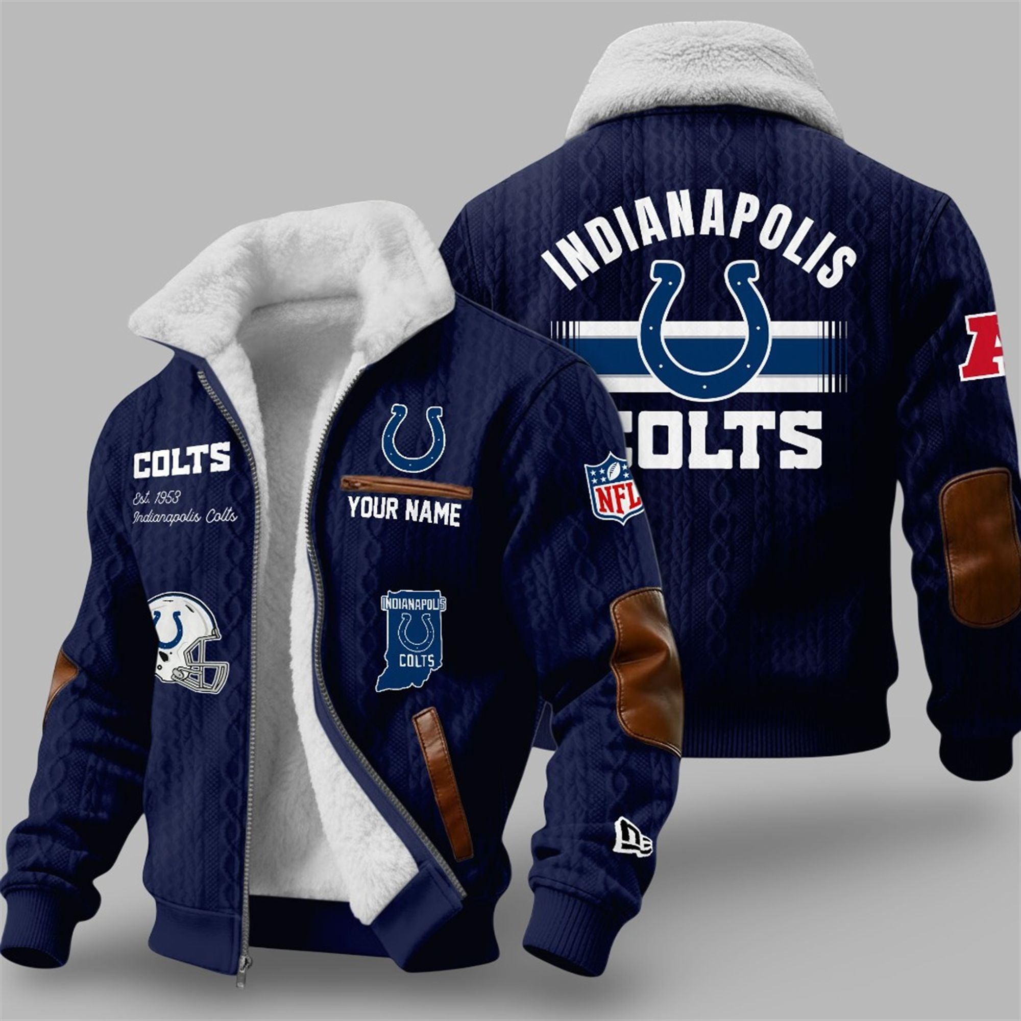 2025 Colts EST 1953 Winter Fleece Jacket 3 2025 Colts EST 1953 Winter Fleece Jacket 3