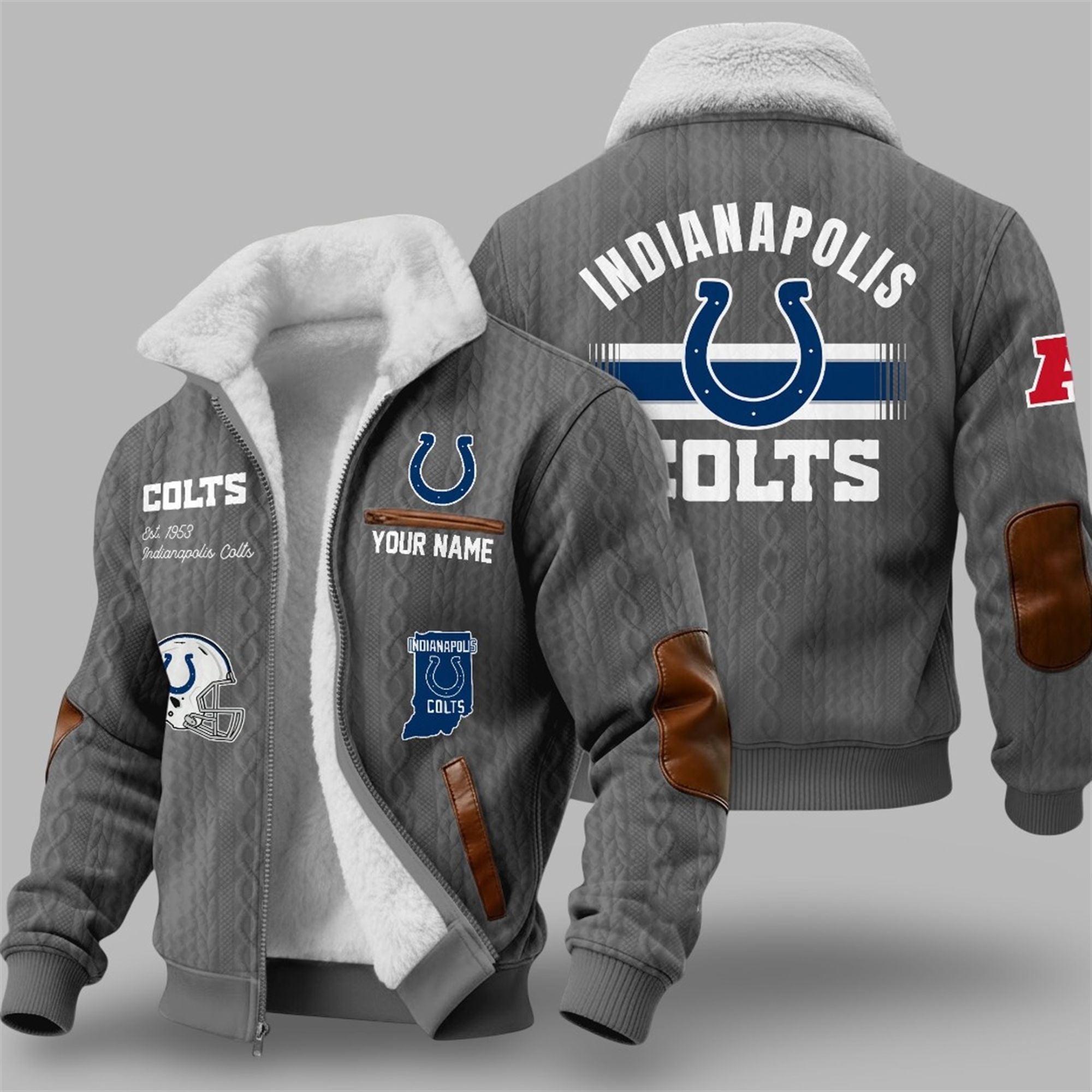 2025 Colts EST 1953 Winter Fleece Jacket 5 2025 Colts EST 1953 Winter Fleece Jacket 5