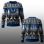 2025 Colts Reindeer Football Christmas Ugly Sweater