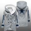 2025 Cowboys Long Hooded Fleece Jacket 4