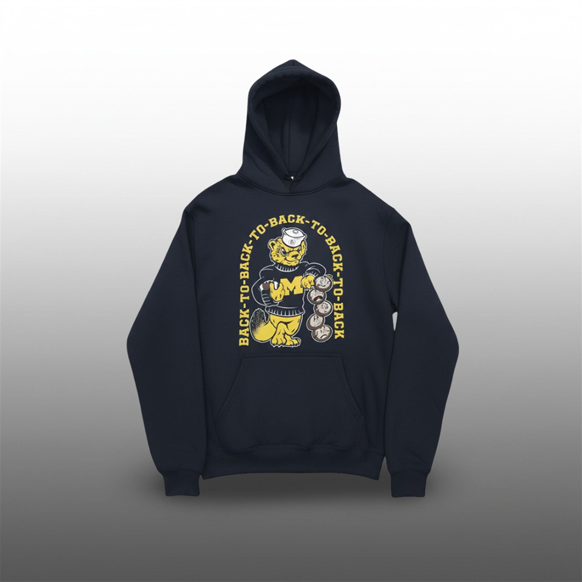 2025 Dave Portnoy Michigan Back To Back Hoodie 1 2025 Dave Portnoy Michigan Back To Back Hoodie 1