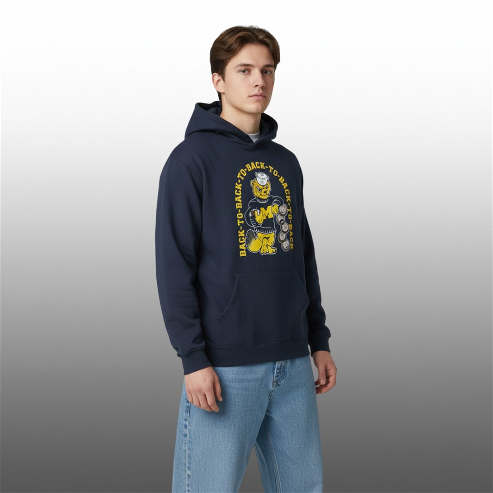 2025 Dave Portnoy Michigan Back To Back Hoodie 2 2025 Dave Portnoy Michigan Back To Back Hoodie 2