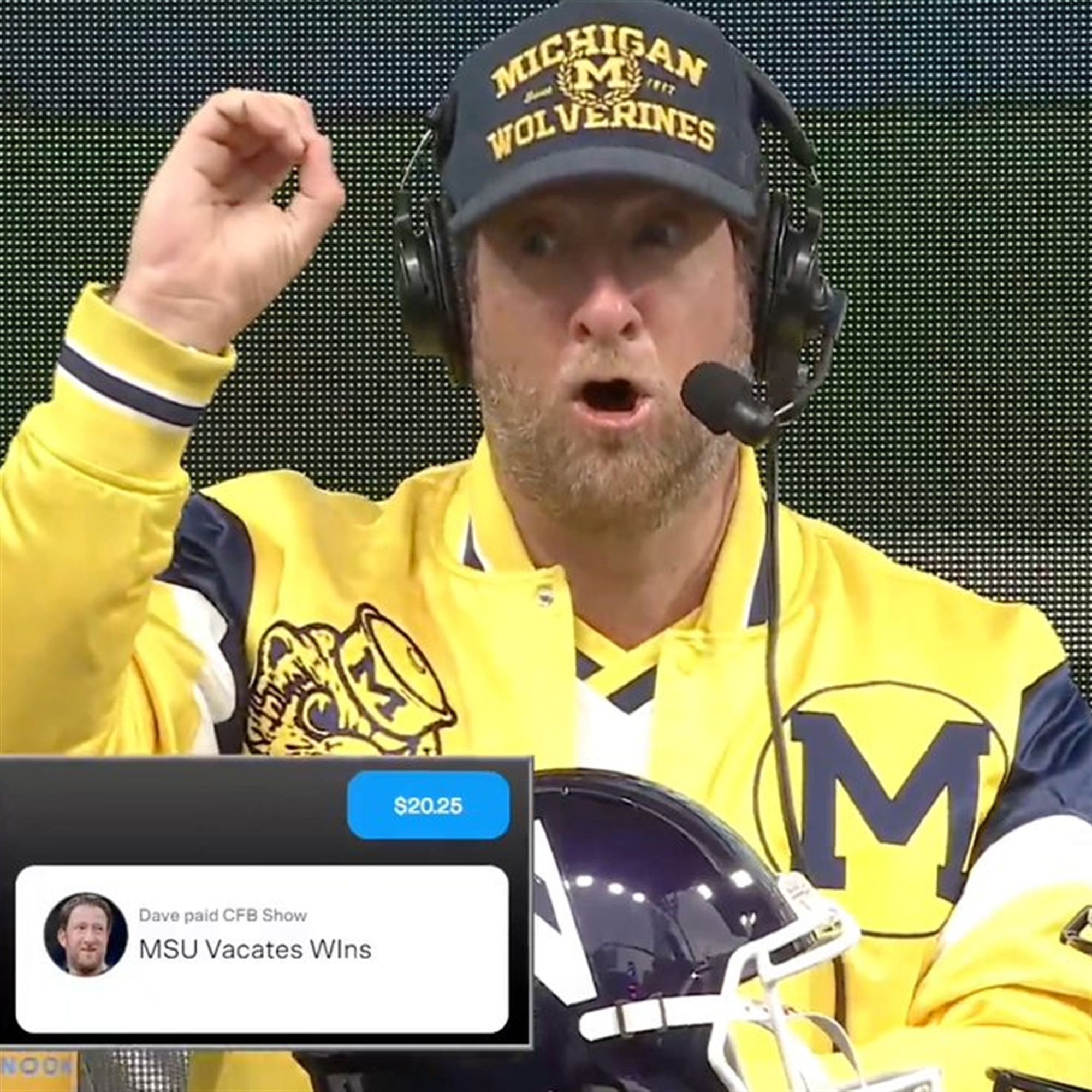 2025 Dave Portnoy Wolverines Hat 1 2025 Dave Portnoy Wolverines Hat 1