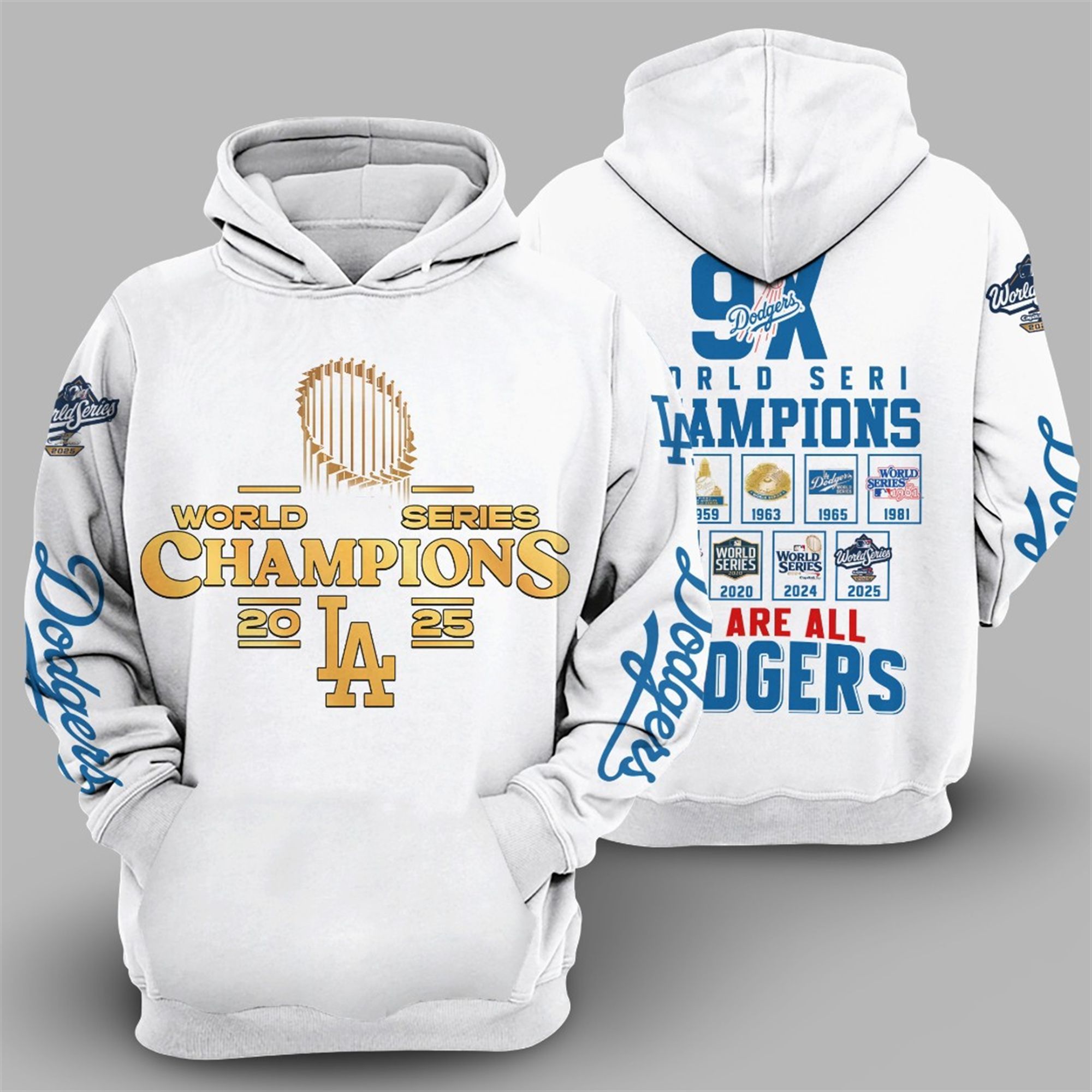 2025 Dodgers 9X World Series Champions We Are All Dodgers Hoodie 2 2025 Dodgers 9X World Series Champions We Are All Dodgers Hoodie 2