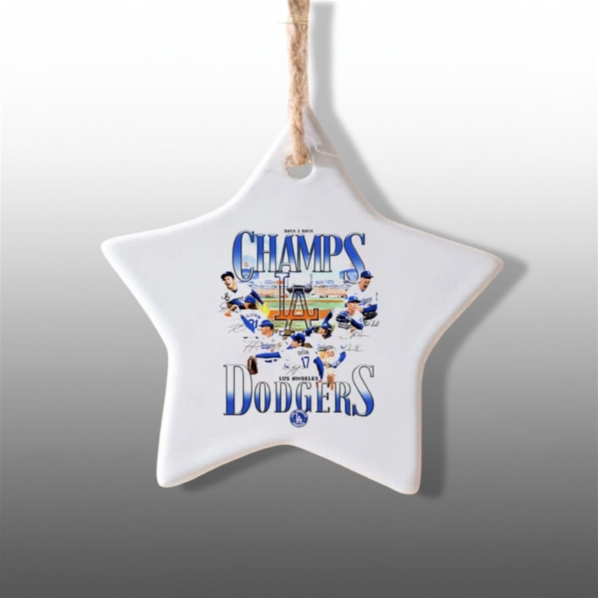 2025 Dodgers Back to Back Graphic Ornament 1 1 2025 Dodgers Back to Back Graphic Ornament 1 1