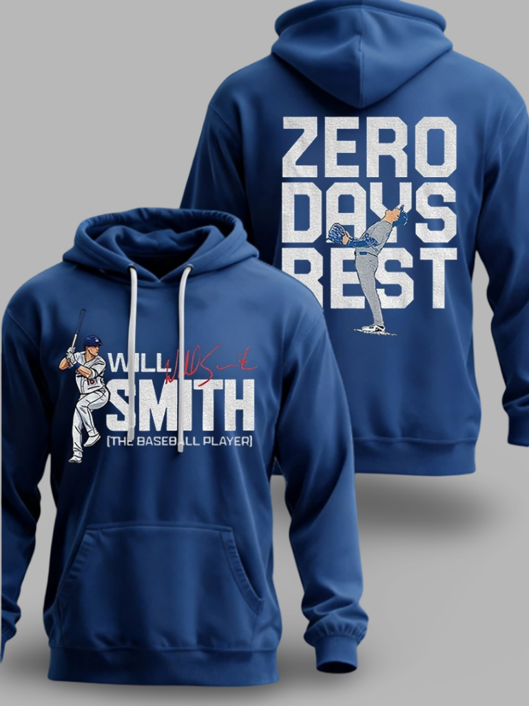 2025 Dodgers Will Smith Zero Days Best Hoodie 1