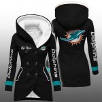 2025 Dolphins Long Hooded Fleece Jacket
