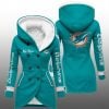 2025 Dolphins Long Hooded Fleece Jacket 7 2025 Dolphins Long Hooded Fleece Jacket 3