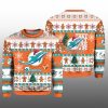 2025 Dolphins They Not Like Us Ugly Christmas Sweater 1 1