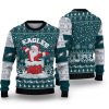 2025 Eagles Funny Santa Ugly Christmas Sweater 3 2025 Eagles Funny Santa Ugly Christmas Sweater 1 2
