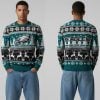 2025 Eagles Reindeer Football Christmas Ugly Sweater 1 2