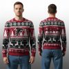 2025 Falcons Reindeer Football Christmas Ugly Sweater 1 2