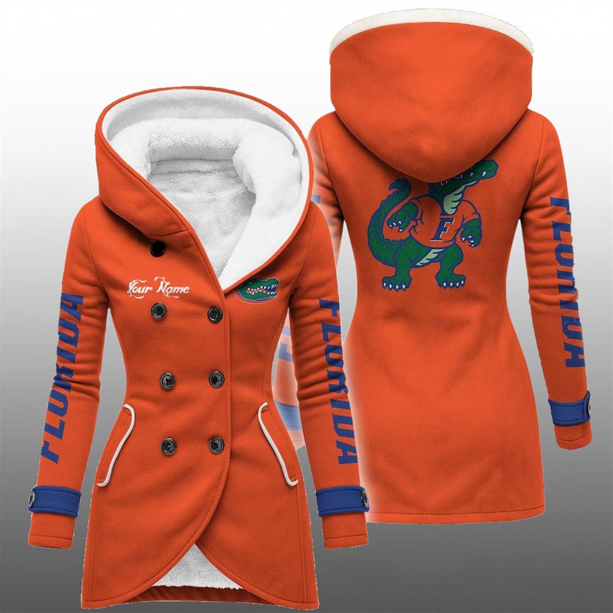2025 Gators Long Hooded Fleece Jacket 4 2025 Gators Long Hooded Fleece Jacket 4