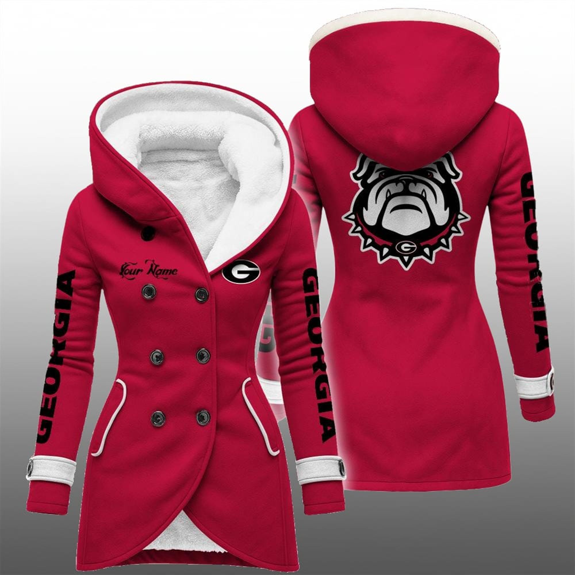 2025 Georgia Long Hooded Fleece Jacket 3 2025 Georgia Long Hooded Fleece Jacket 3