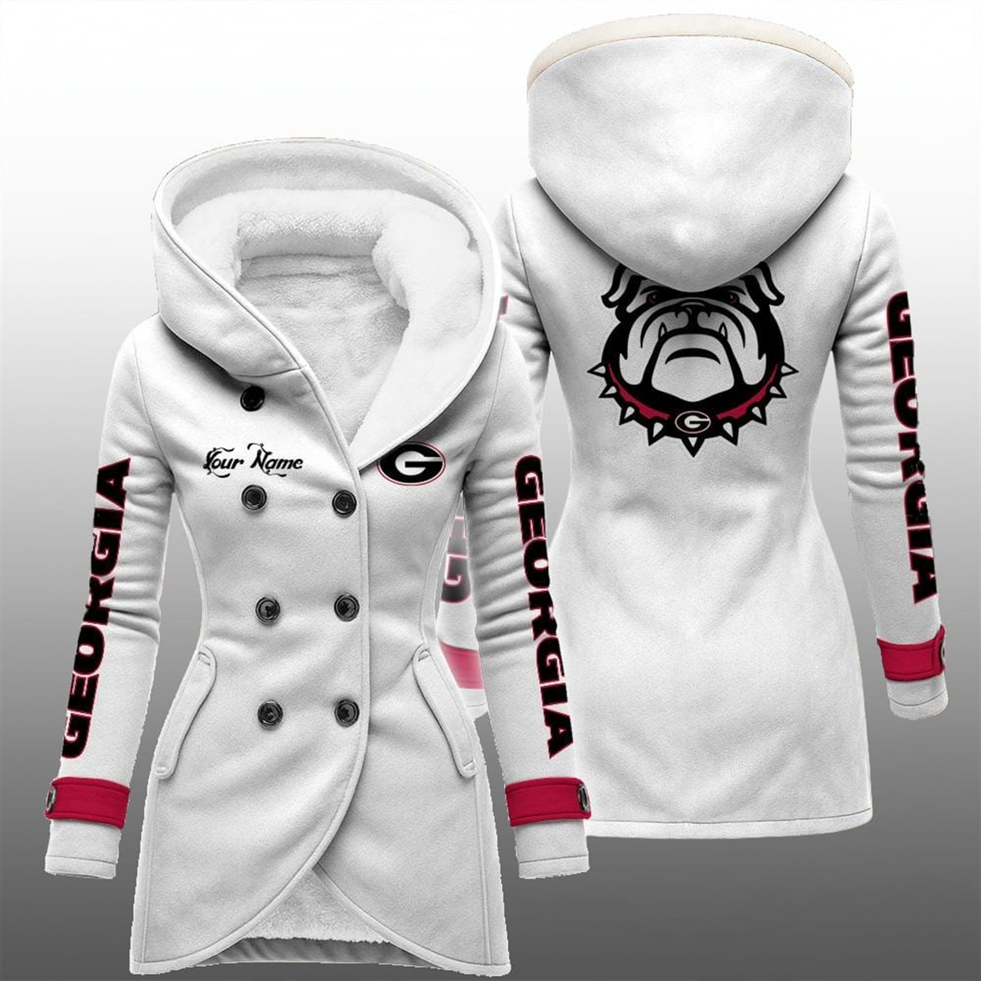 2025 Georgia Long Hooded Fleece Jacket 4 2025 Georgia Long Hooded Fleece Jacket 4