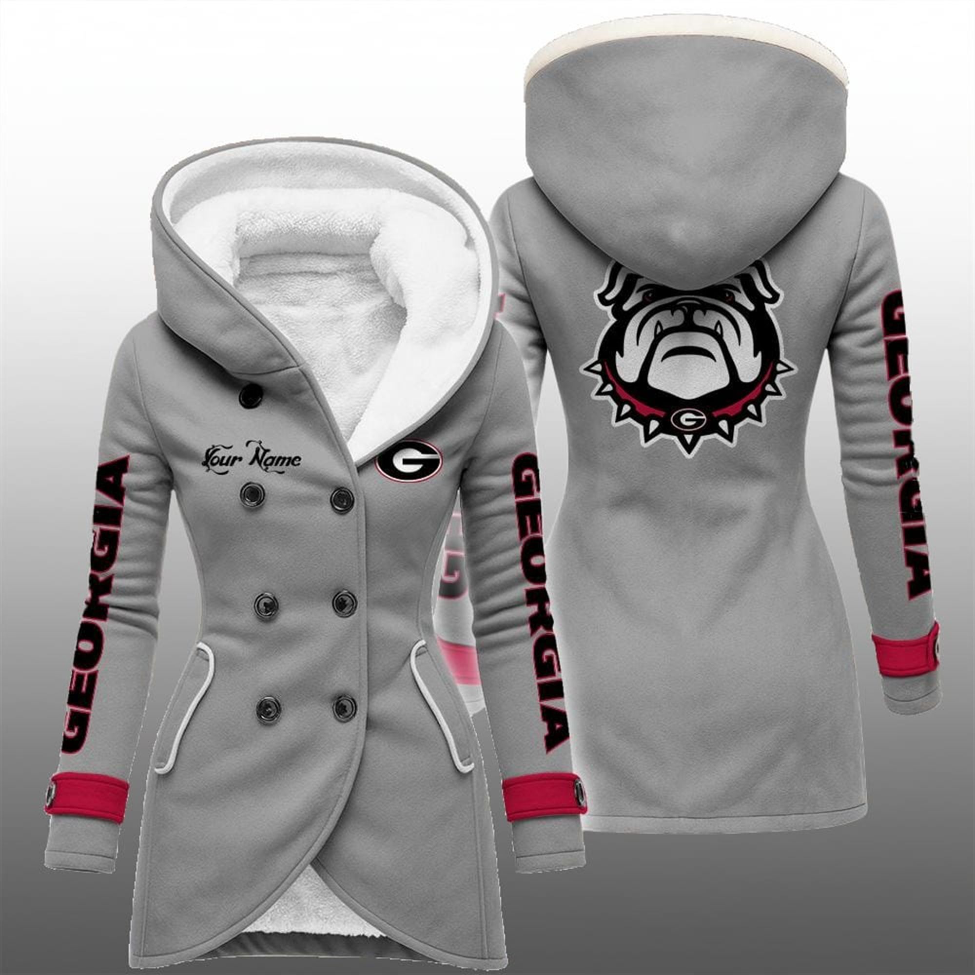 2025 Georgia Long Hooded Fleece Jacket 5 2025 Georgia Long Hooded Fleece Jacket 5