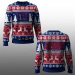 2025 Giants Reindeer Football Christmas Ugly Sweater