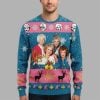 2025 Golden Girls Blue Ugly Christmas Sweater 2
