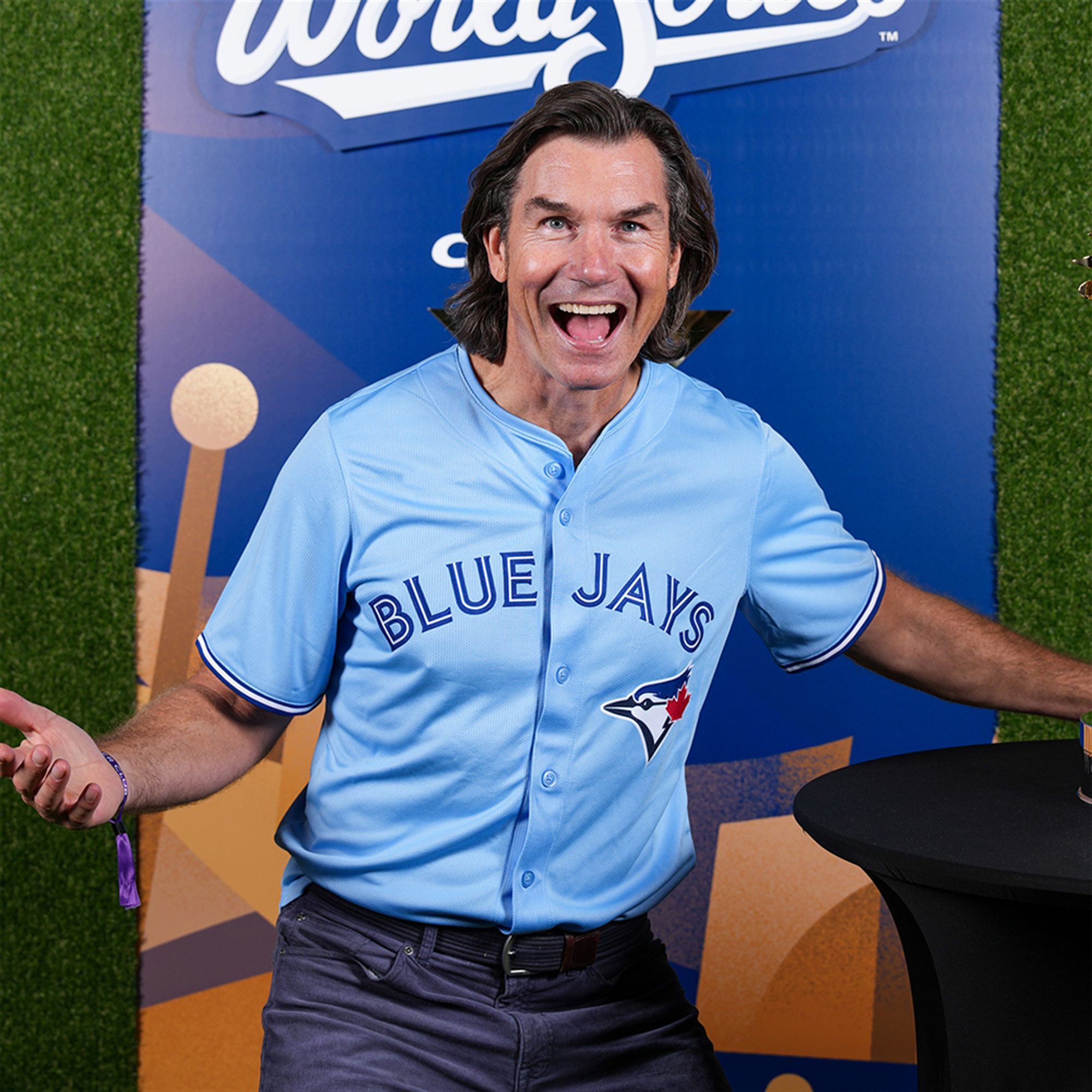 2025 Jerry O'Connell Blue Jays Jersey 2025 Jerry O'Connell Blue Jays Jersey