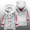 2025 KC Chiefs Long Hooded Fleece Jacket 7 2025 KC Chiefs Long Hooded Fleece Jacket 3