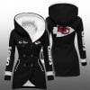2025 KC Chiefs Long Hooded Fleece Jacket 8 2025 KC Chiefs Long Hooded Fleece Jacket 4