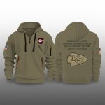 2025 KC Chiefs Salute To Service Zip Hoodie
