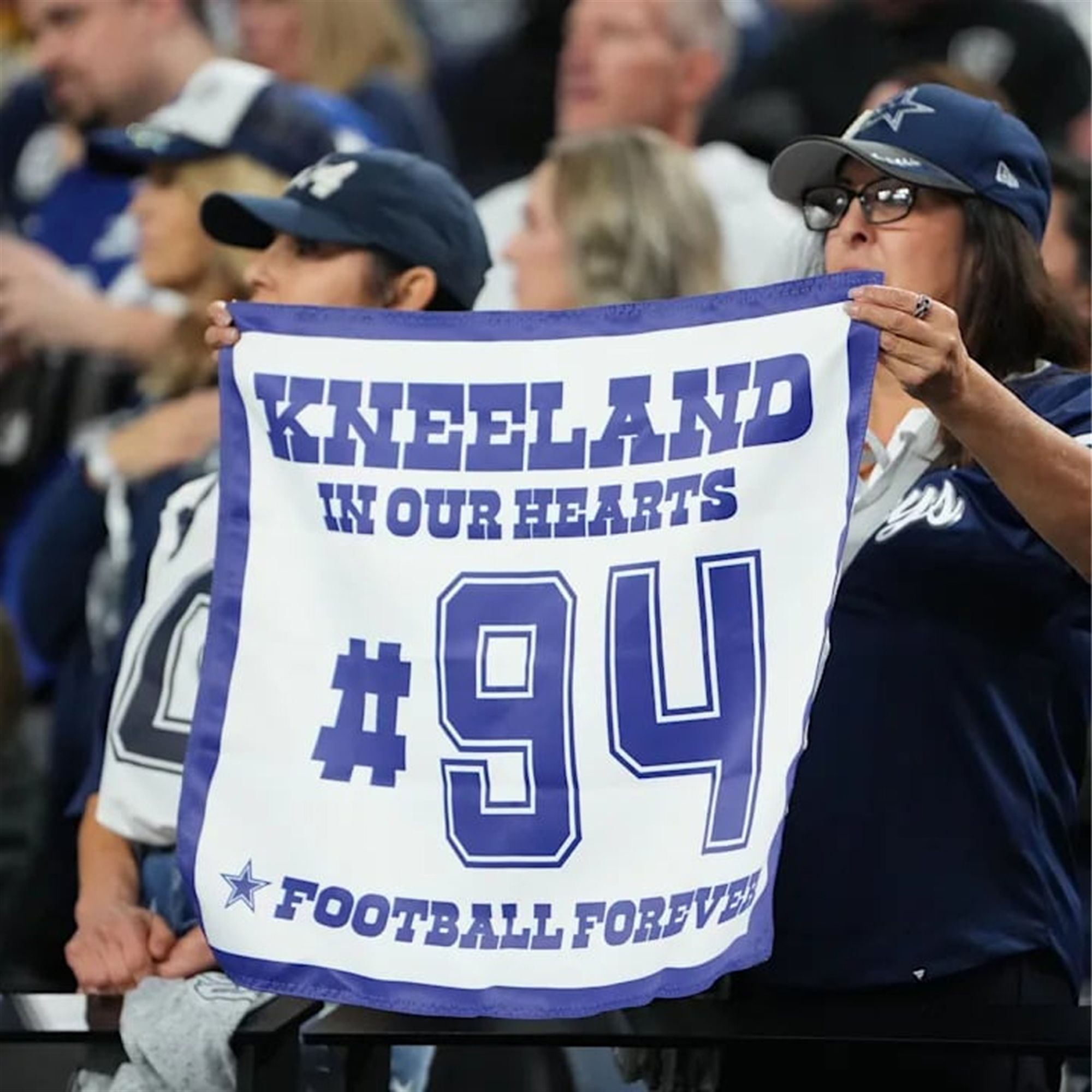 2025 Kneeland In Our Hearts 94 Football Forever Flag 2
