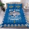 2025 LA Dodgers Back To Back Champions World Series Bedding Set 5 2025 LA Dodgers Back To Back Champions World Series Bedding Set