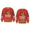 2025 Marlboro Smoking Cat Meme Christmas Ugly Sweater 1 2